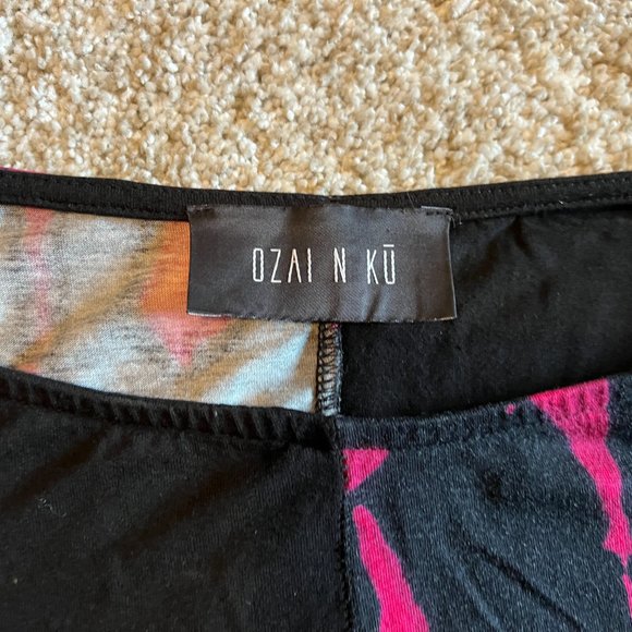 Ozai n Ku draped tee - Picture 3 of 6